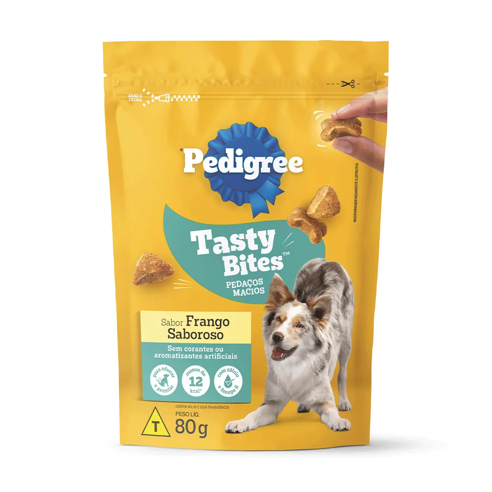 Petisco Pedigree Tasty Bites Cães Adultos Frango Saboroso — foto 2