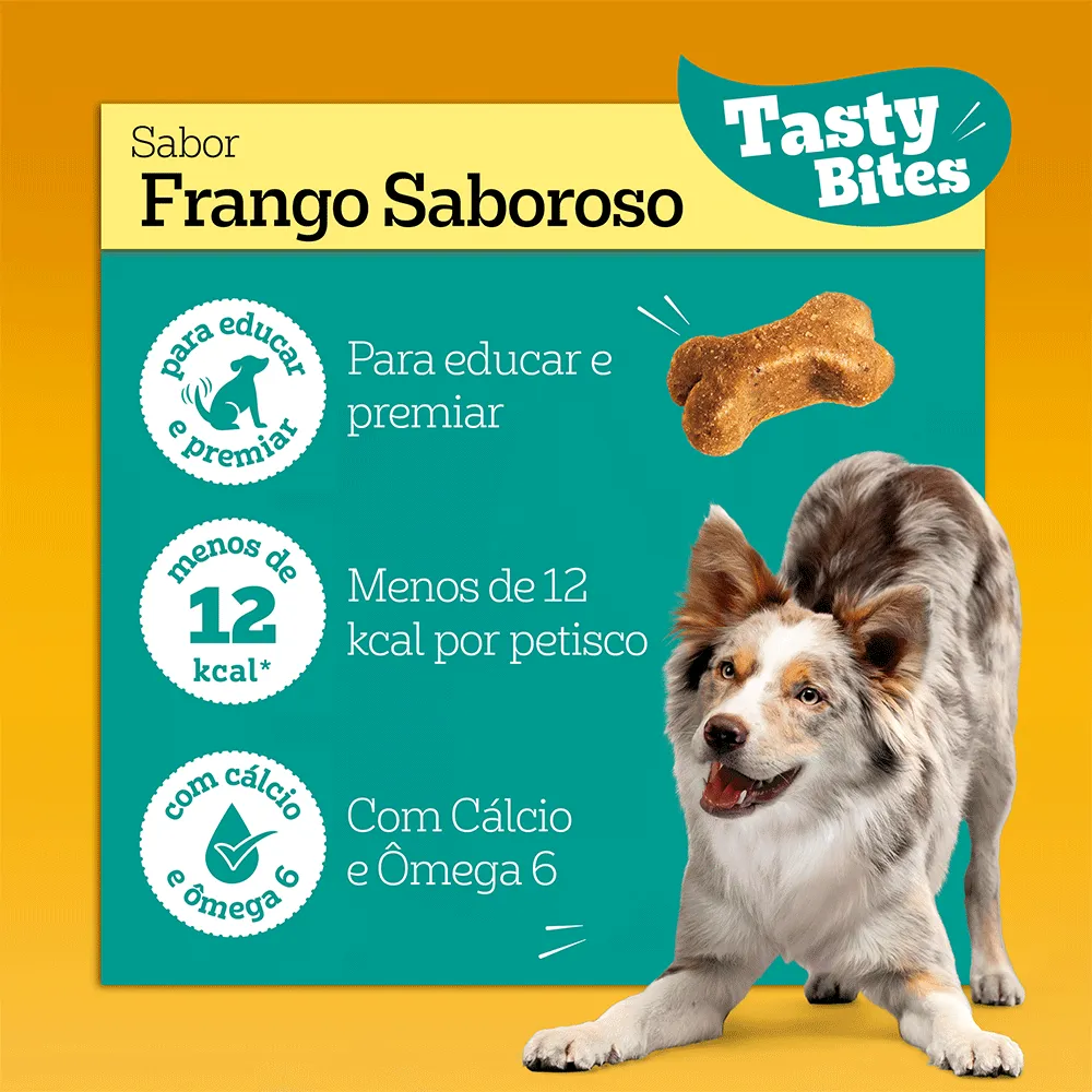 Petisco Pedigree Tasty Bites Cães Adultos Frango Saboroso — foto 4