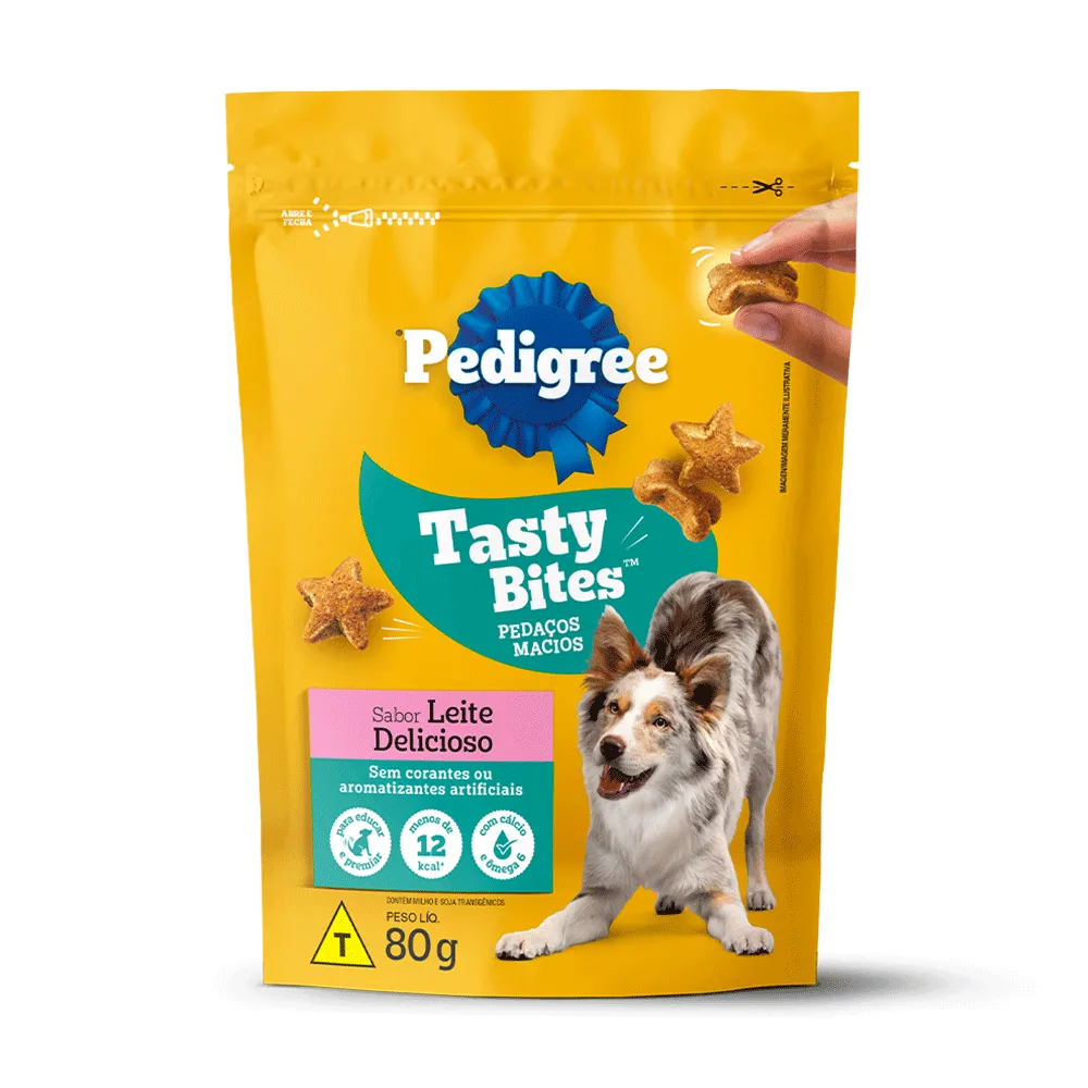Petisco Pedigree Tasty Bites Cães Adultos Leite Delicioso — foto 2
