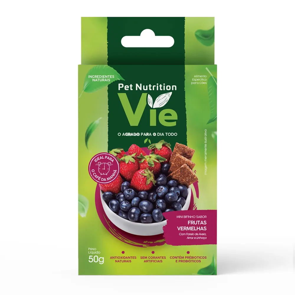 Petisco Pet Nutrition Vie para Cães Frutas Vermelhas