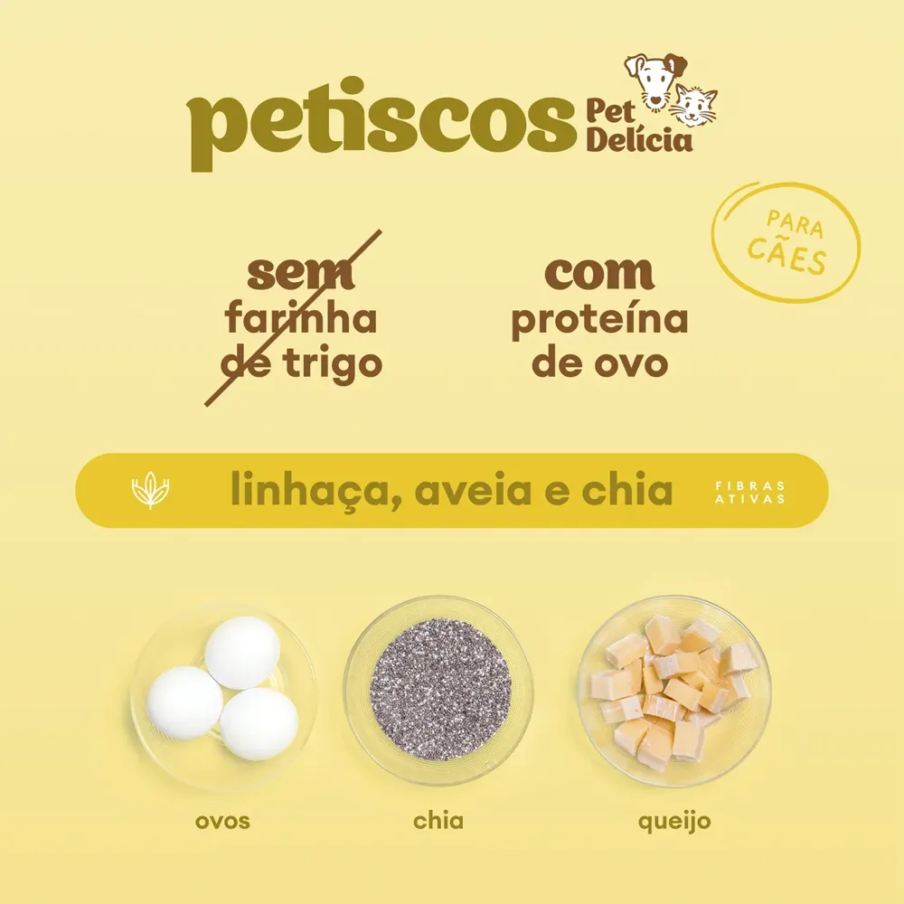 Petisco Pet Delícia Cheese Sticks Vegetariano — foto 5