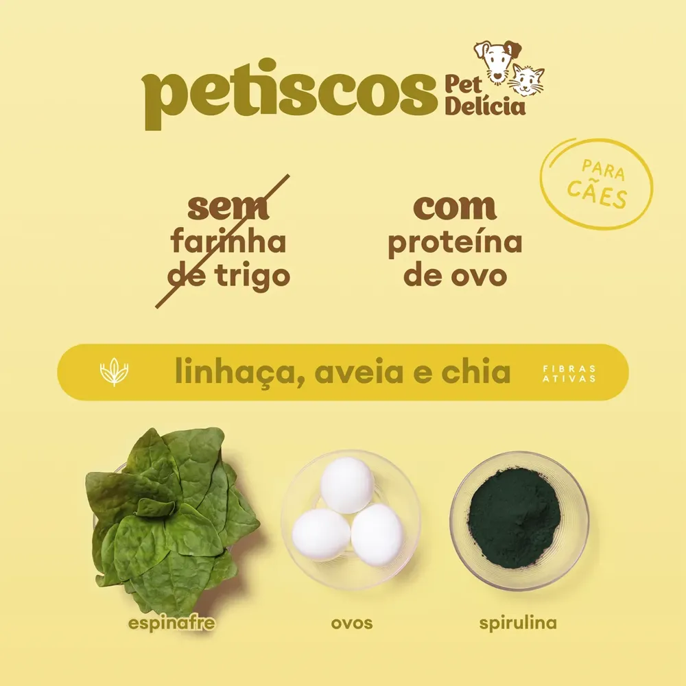 Petisco Pet Delícia Super Greens Sticks Vegetariano — foto 3