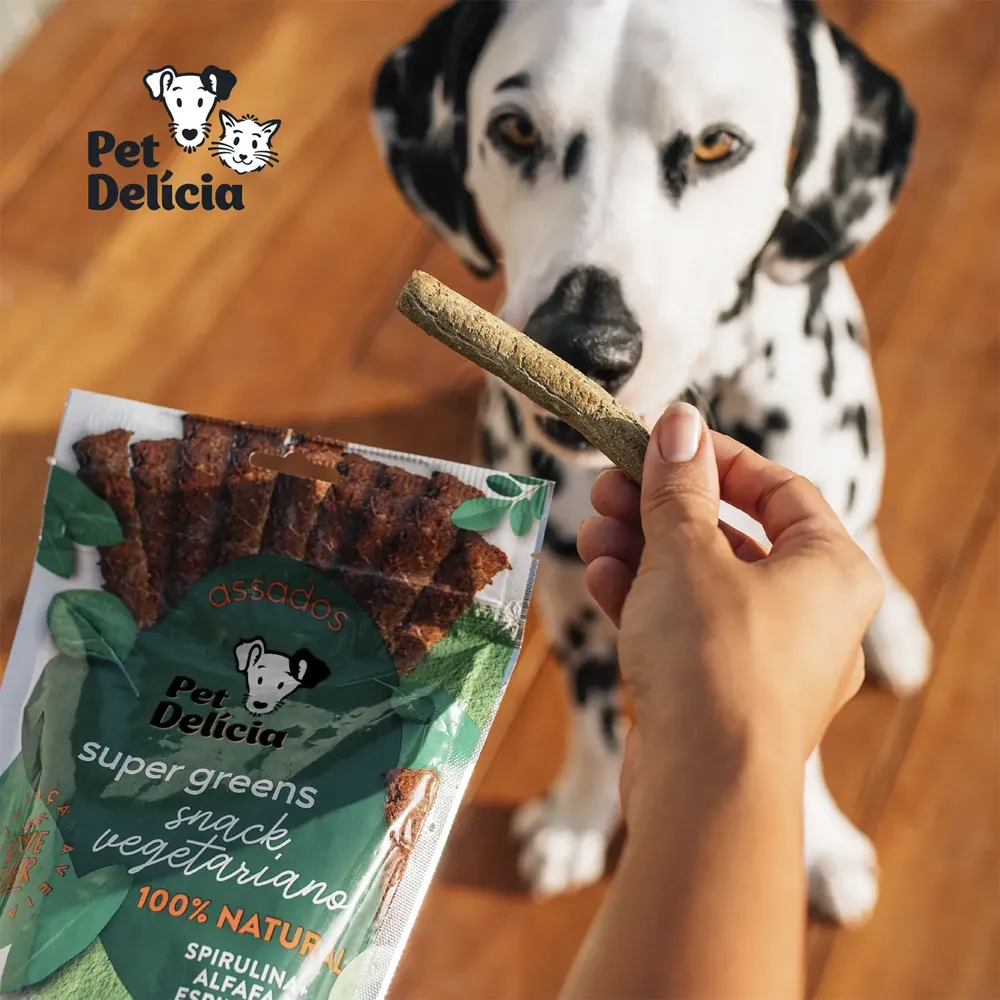 Petisco Pet Delícia Super Greens Sticks Vegetariano — foto 5