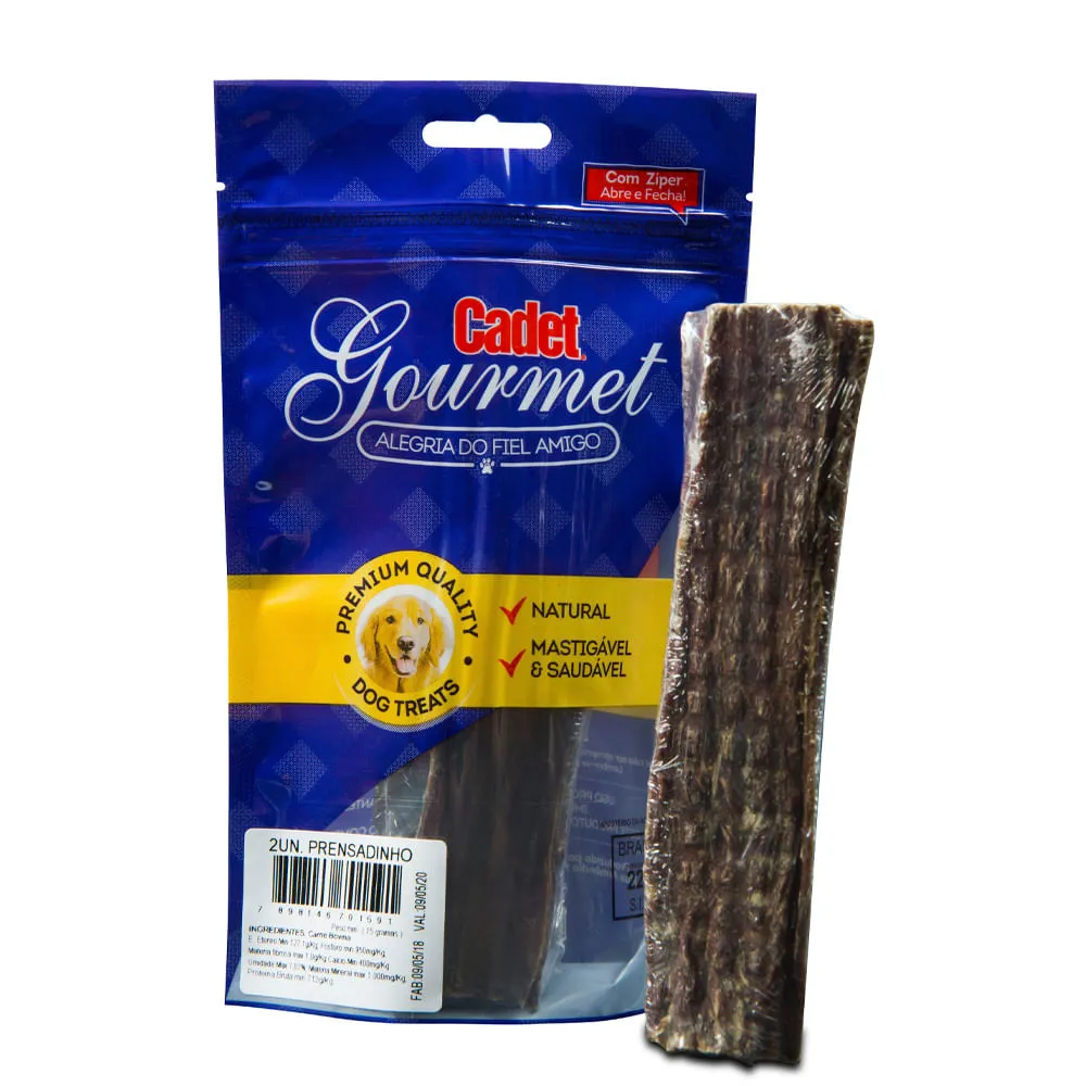Petisco Snack Prensadinho Natural Cadet Gourmet