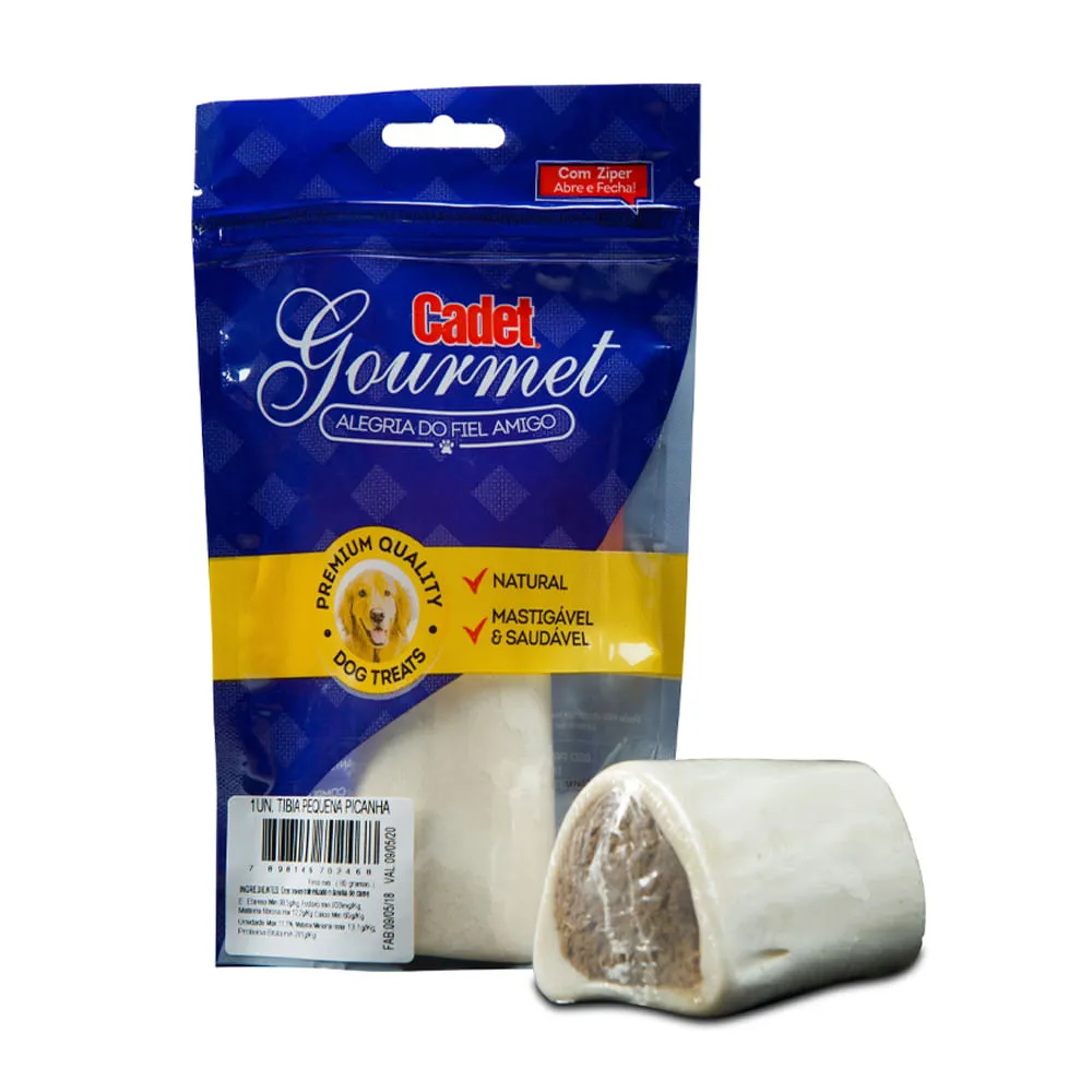 Petisco Snack Tíbia Recheada Picanha Cadet Gourmet