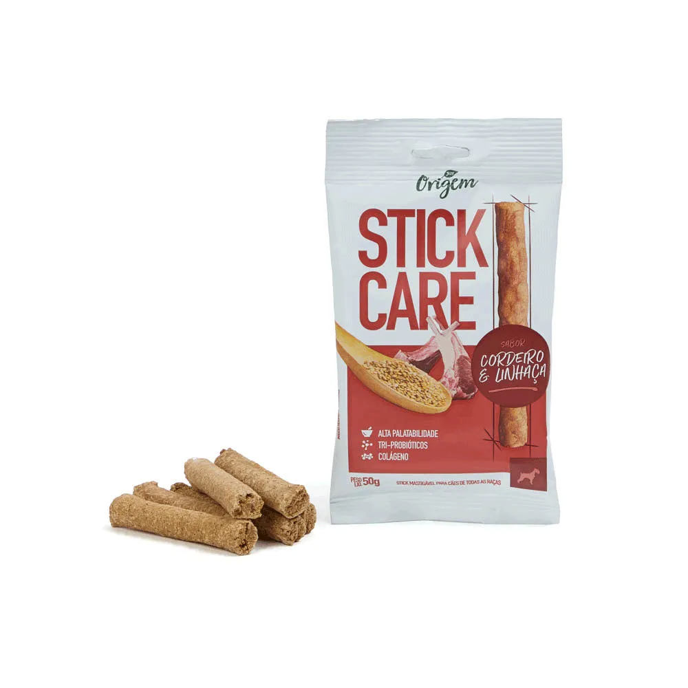 Petisco Stick Care Cães Origem Natural Cordeiro e Linhaça — foto 4