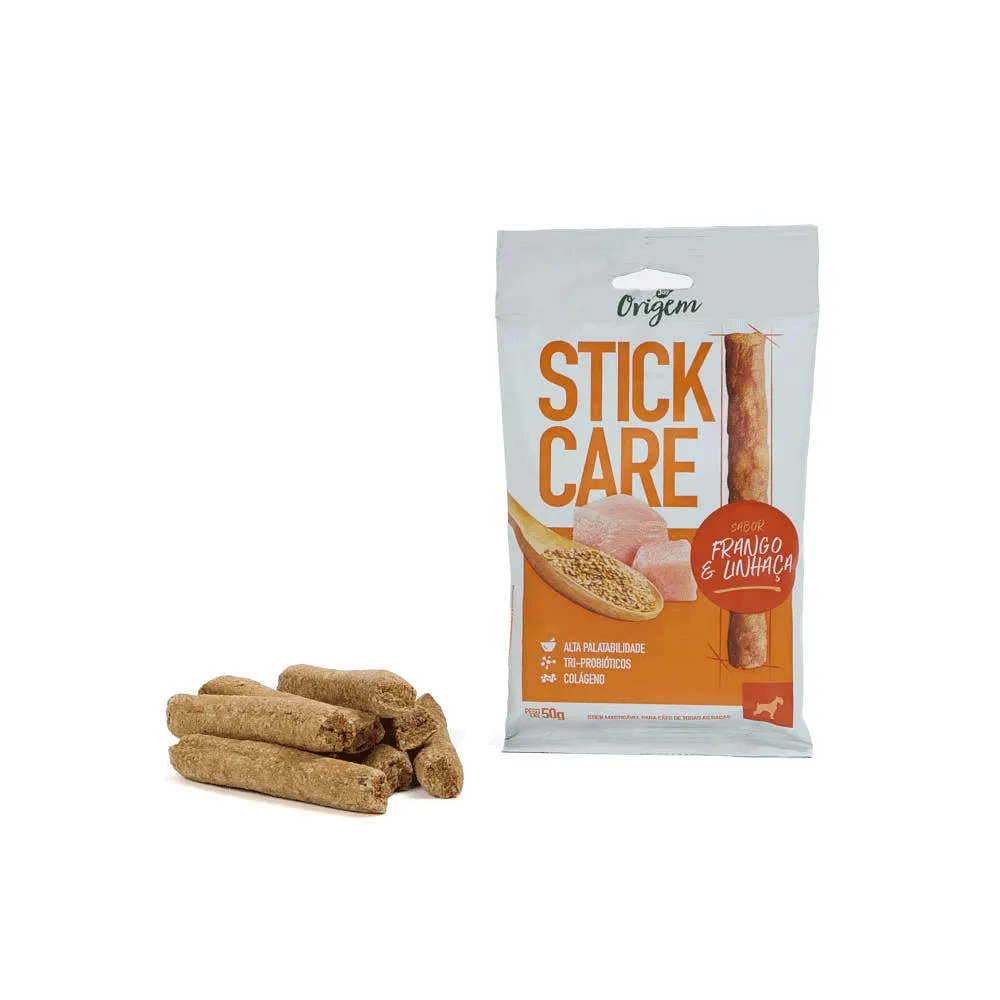 Petisco Stick Care Cães Origem Natural Frango e Linhaça — foto 3