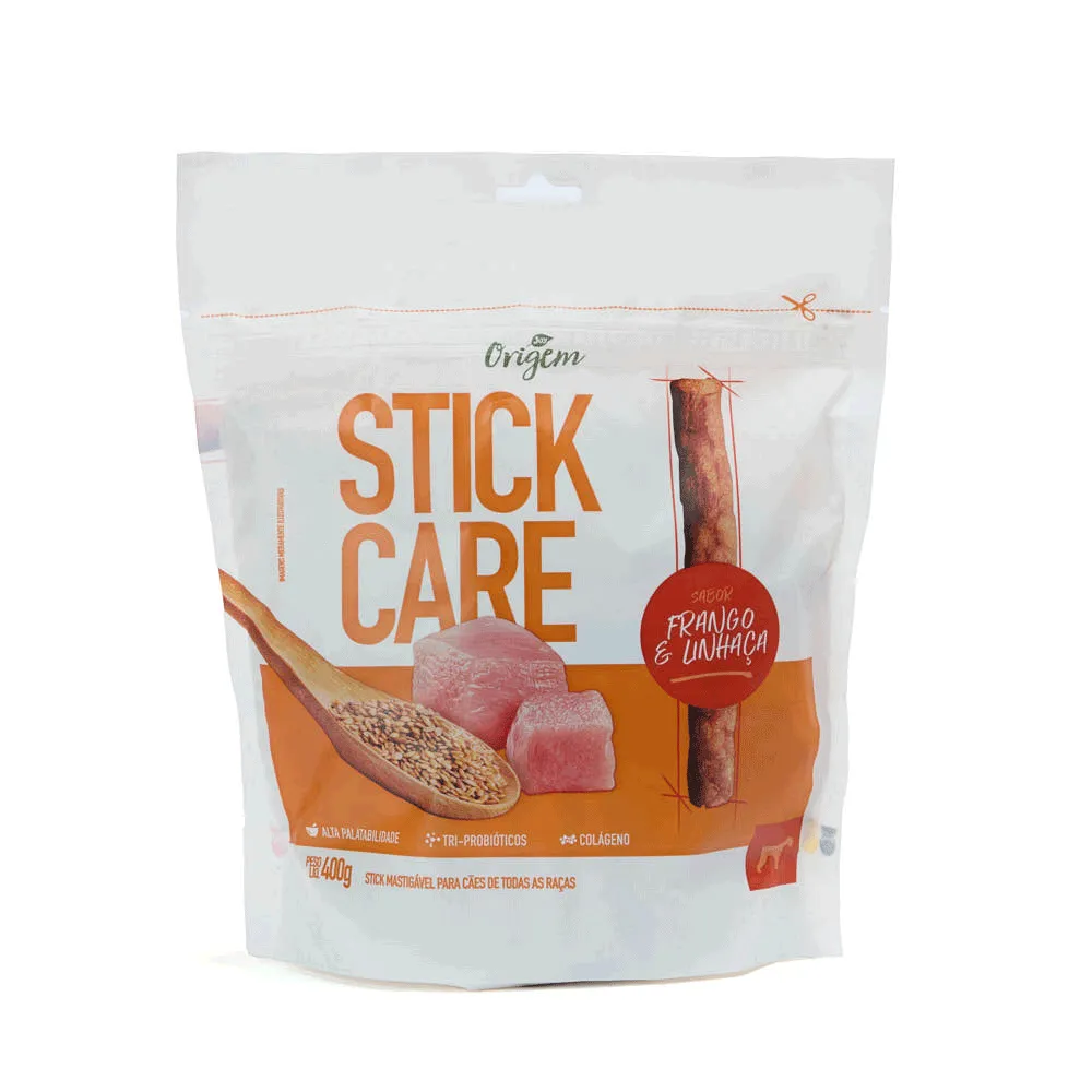 Petisco Stick Care Cães Origem Natural Frango e Linhaça — foto 6