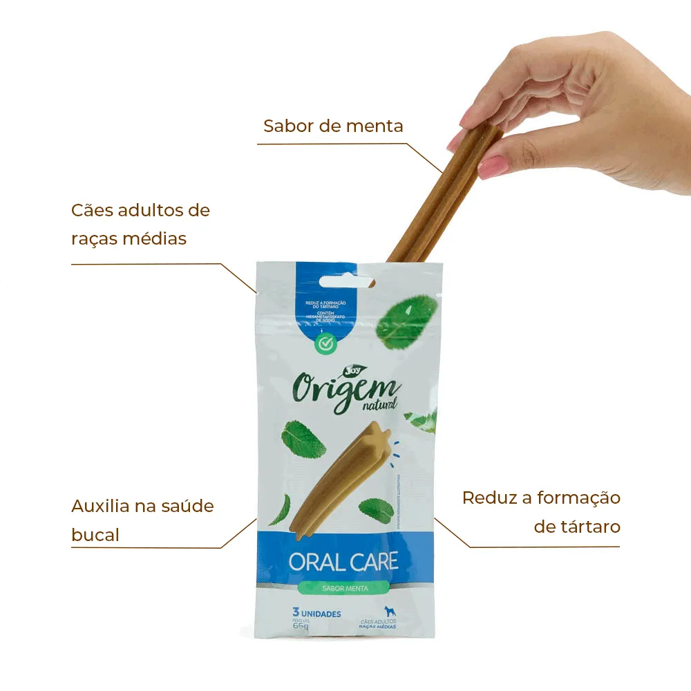Petisco Stick Oral Care Menta Cães Raças Médias Origem Natural — foto 2