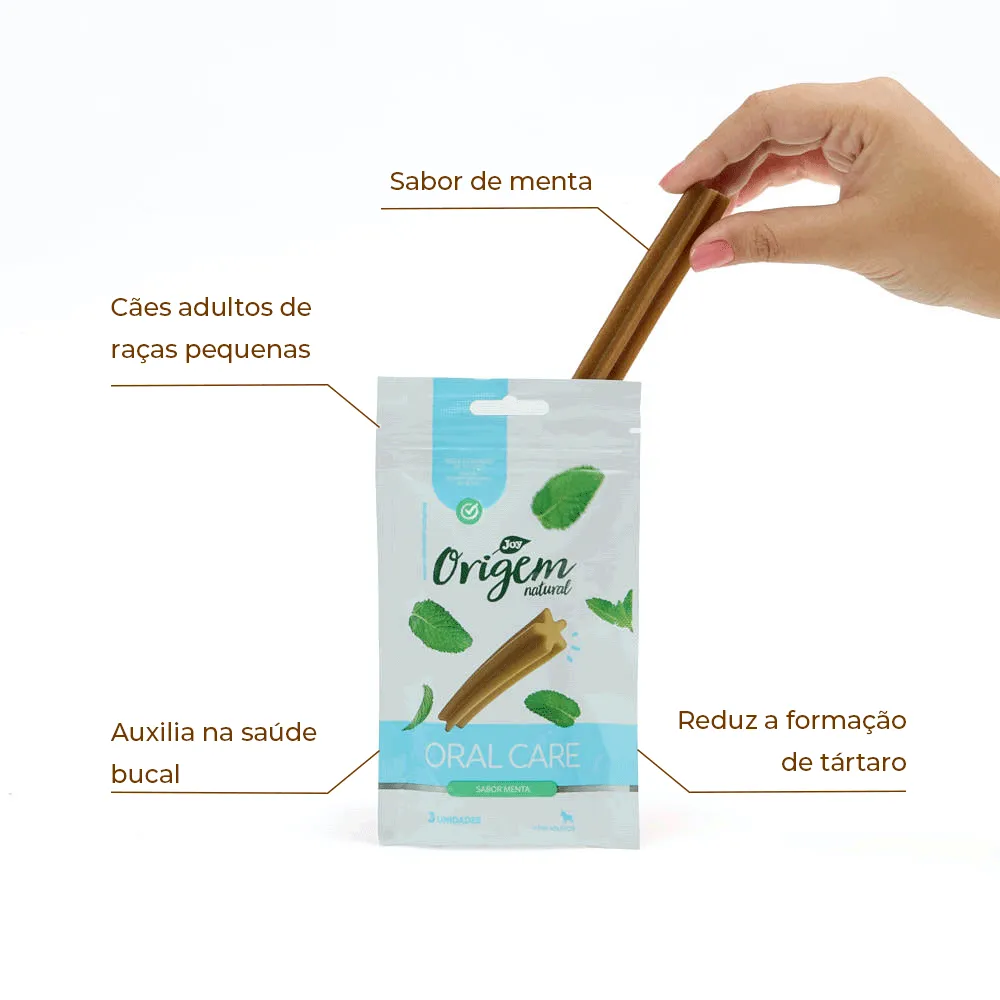 Petisco Stick Oral Care Menta Cães Raças Pequenas Origem Natural — foto 2