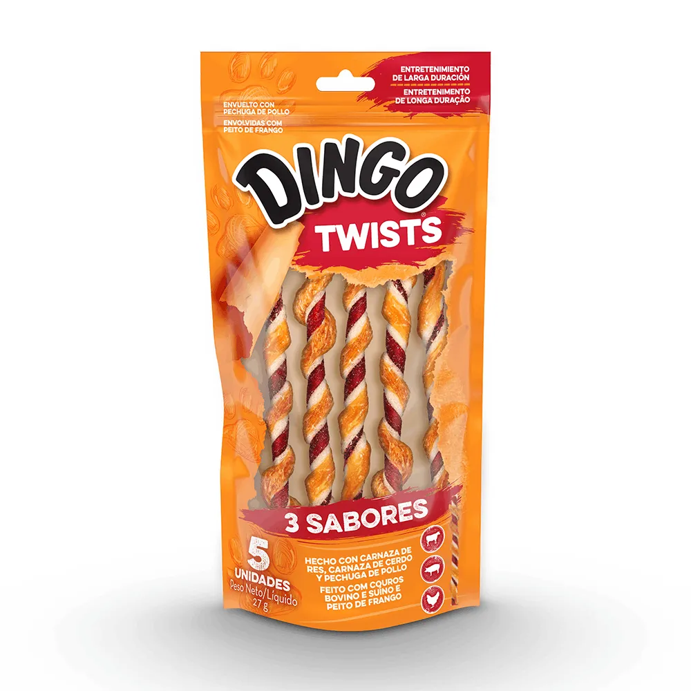 Petisco Dingo Twist 3 Sabores para Cães — foto 2