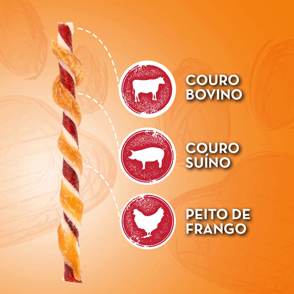 Petisco Dingo Twist 3 Sabores para Cães — foto 4
