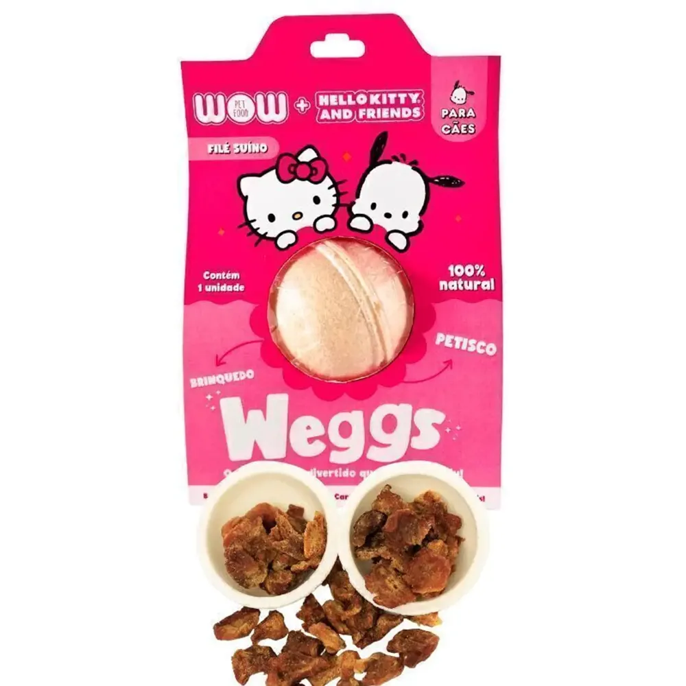 Petisco Weggs para Cães Hello Kitty Lombinho Wow — foto 2