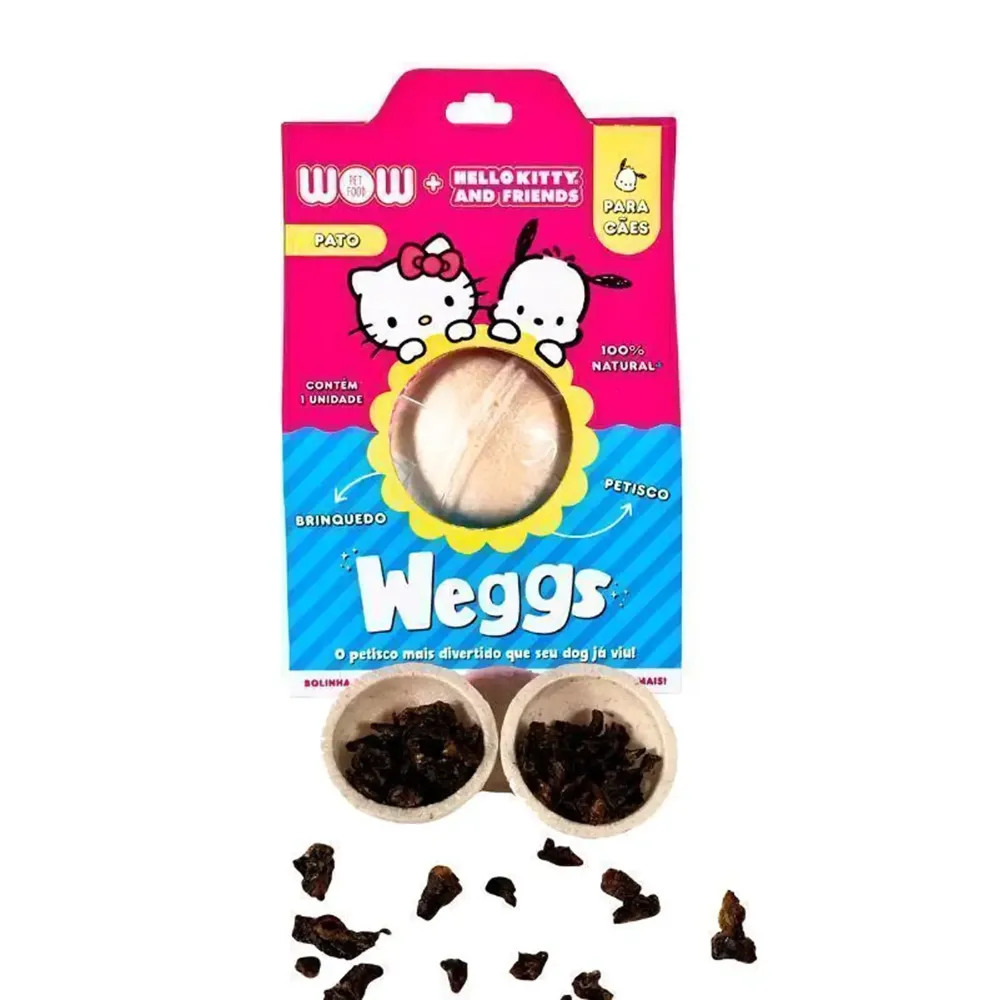 Petisco Weggs para Cães Hello Kitty Pato Wow — foto 2
