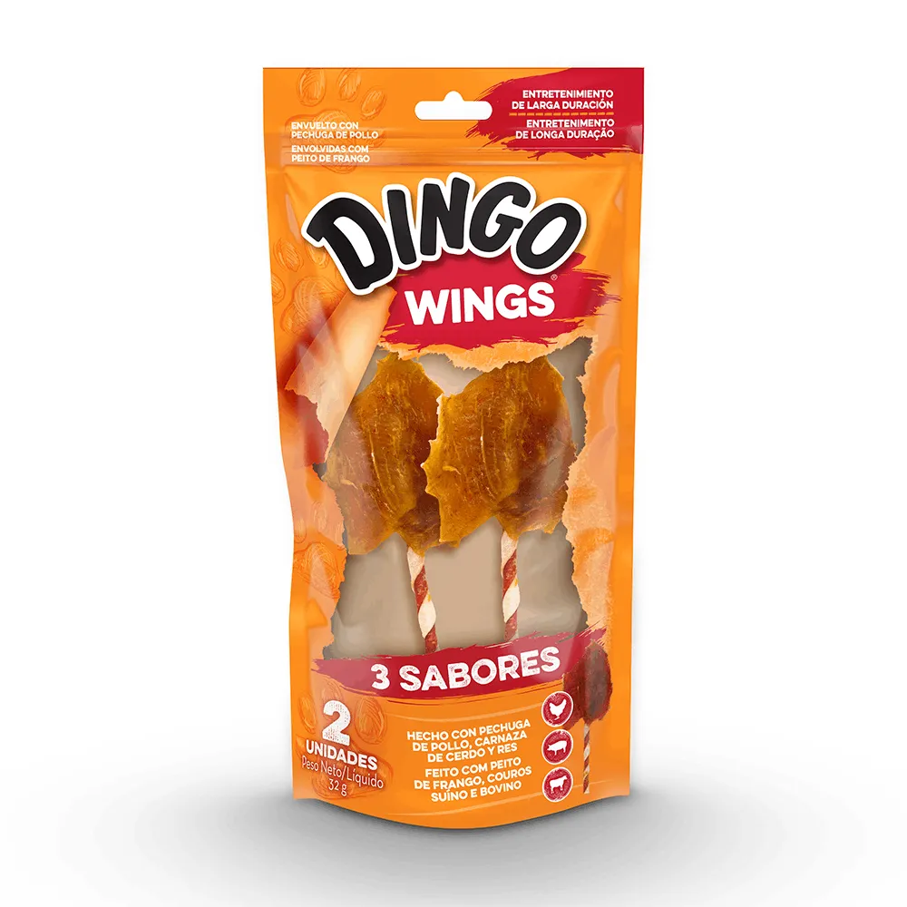 Petisco para Cães Wings 3 Sabores Dingo — foto 2