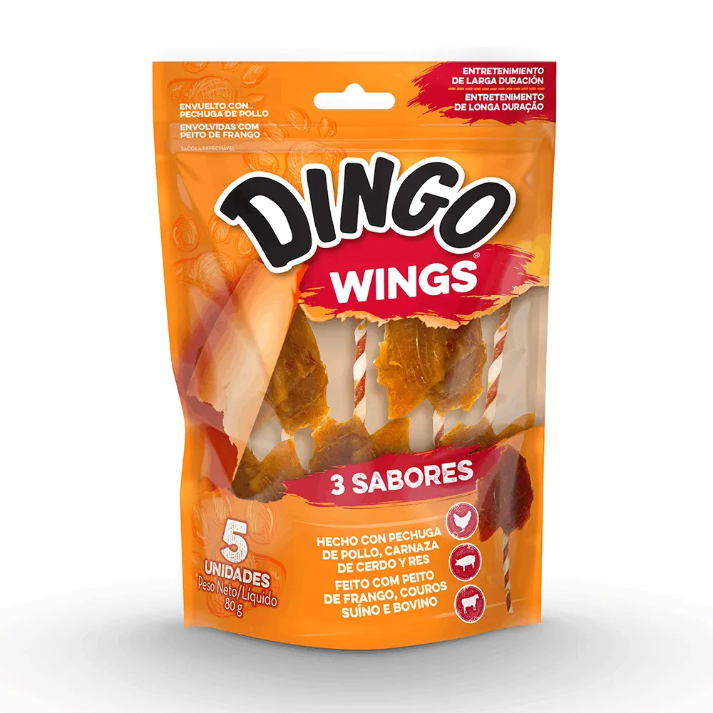 Petisco para Cães Wings 3 Sabores Dingo — foto 6