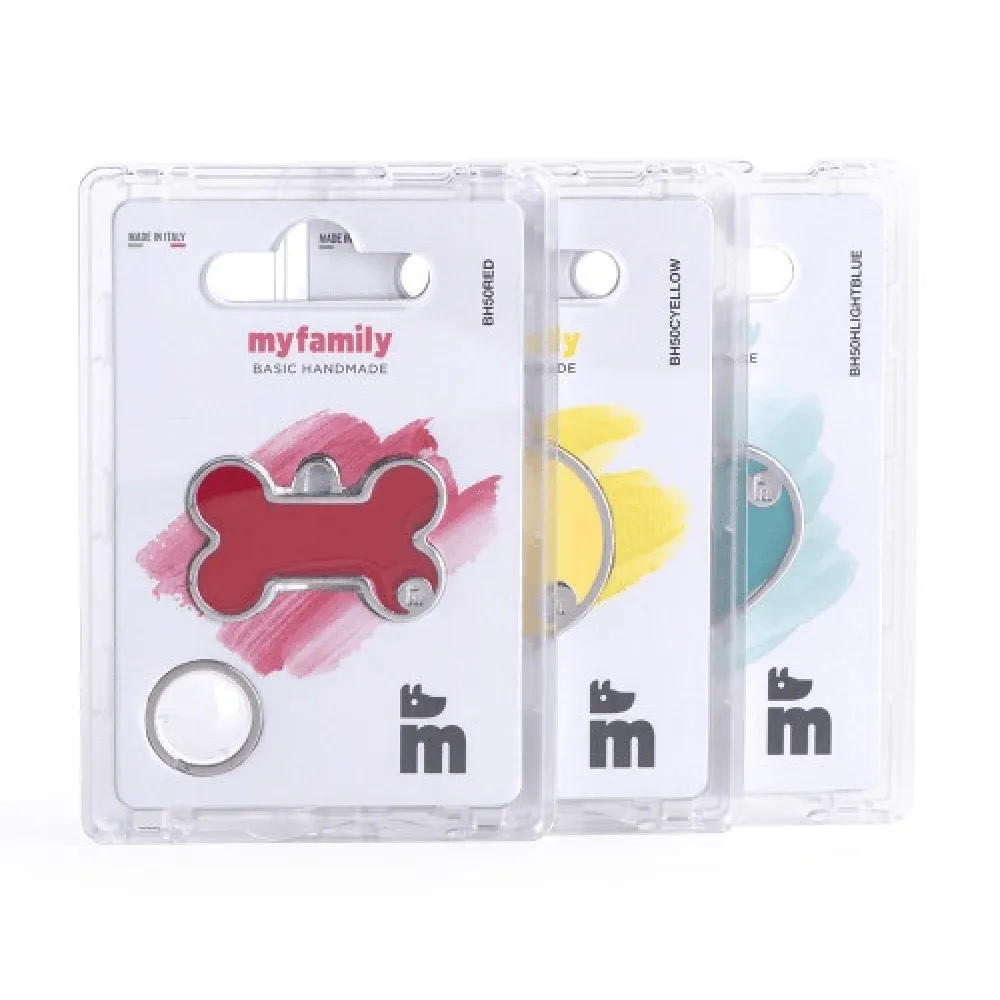Placa de Identificação Handmade Círculo Azul MyFamily — foto 4