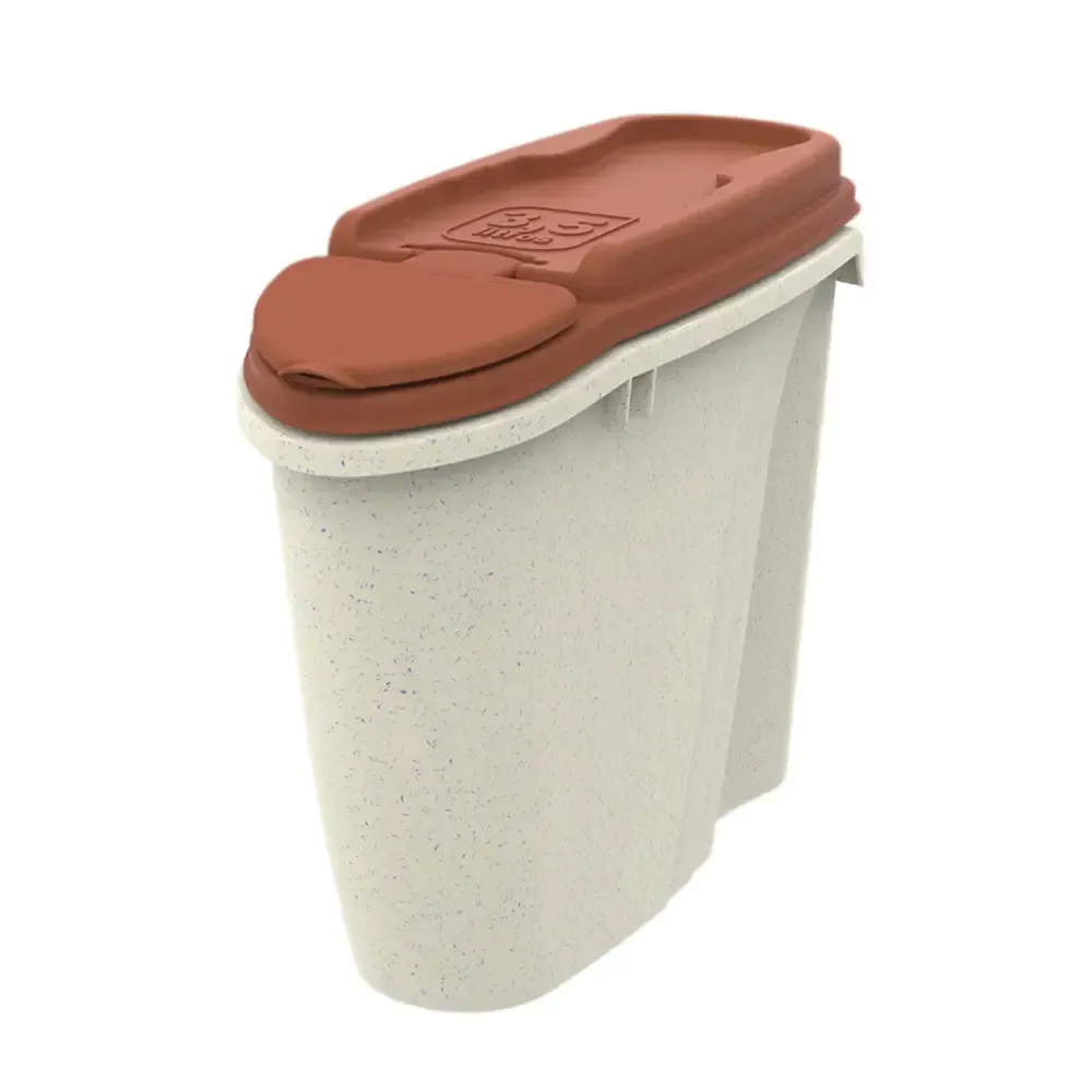 Porta-Ração Dispenser Home Plast Pet Mármore e Terra Vermelha — foto 4