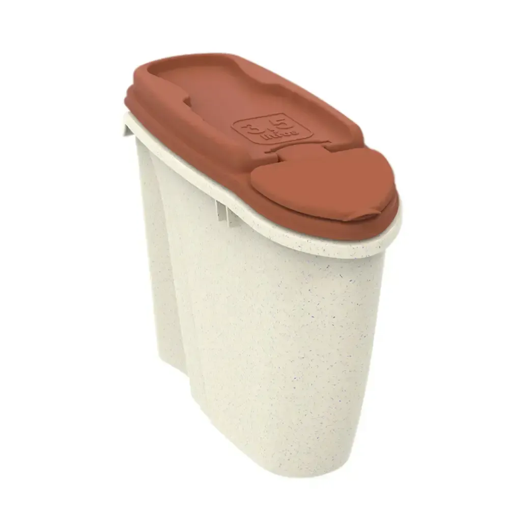 Porta-Ração Dispenser Home Plast Pet Mármore e Terra Vermelha — foto 5