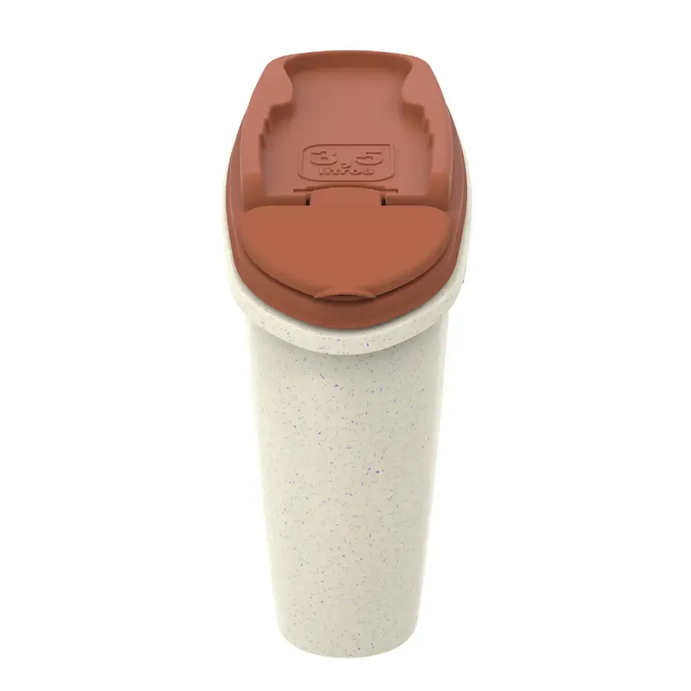 Porta-Ração Dispenser Home Plast Pet Mármore e Terra Vermelha — foto 6