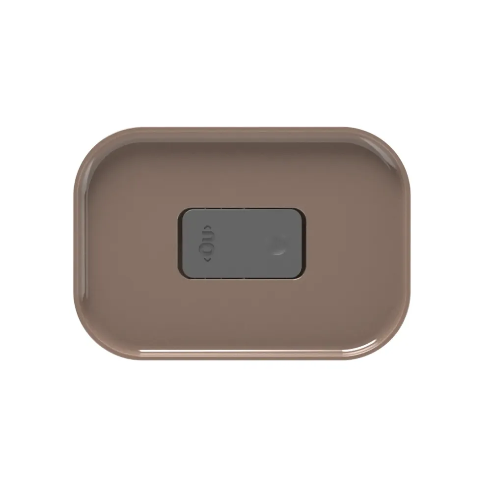 Porta Ração Retangular Marrom Ou — foto 4