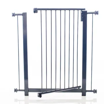 Portão Clássico Plus Grade Porta 80cm NF Pet Preto