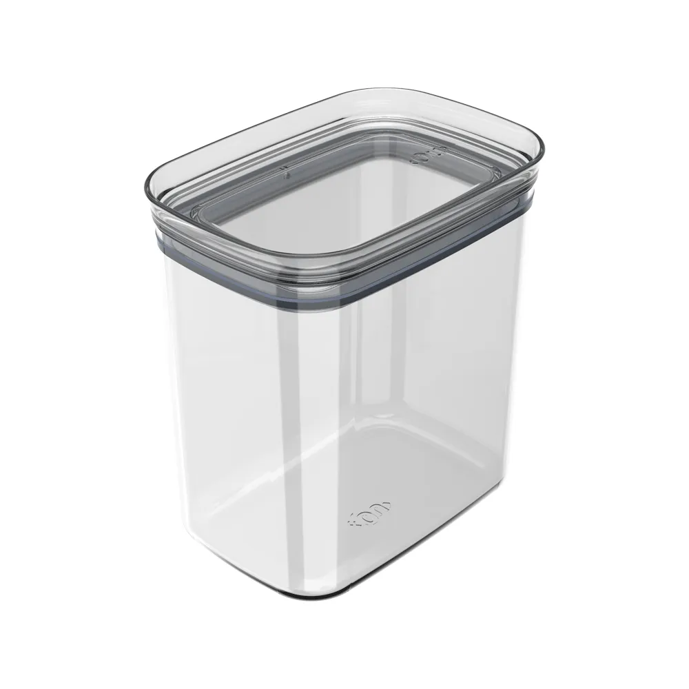 Pote Organizador Hermético Retangular Block Transparente Ou — foto 4