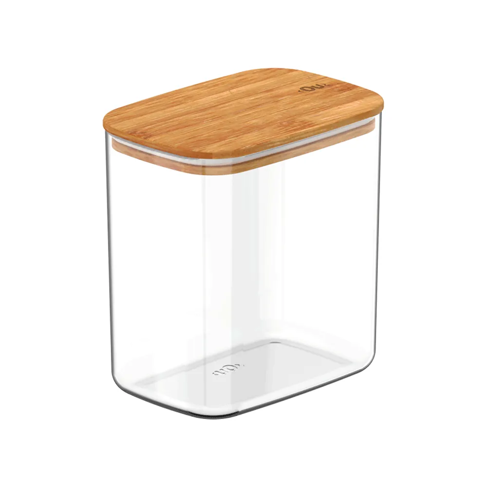 Pote Organizador Hermético Retangular Keep Transparente Ou — foto 3
