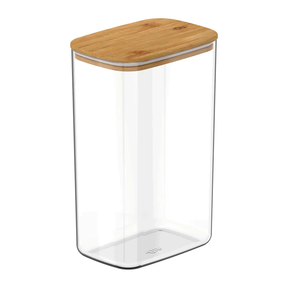 Pote Organizador Hermético Retangular Keep Transparente Ou — foto 5