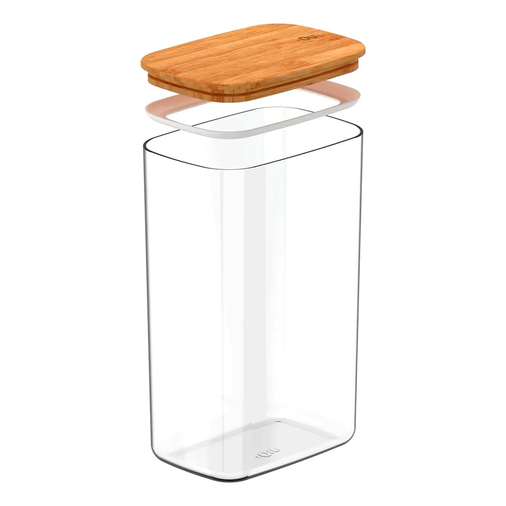 Pote Organizador Hermético Retangular Keep Transparente Ou — foto 6