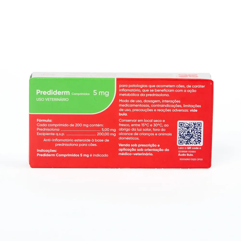 Prediderm 5 mg Anti-inflamatório para Cães — foto 3
