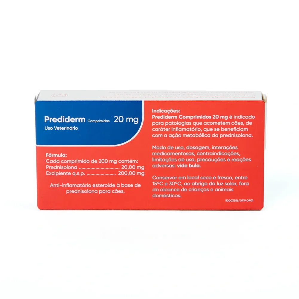 Prediderm 20mg Anti-inflamatório para Cães — foto 3