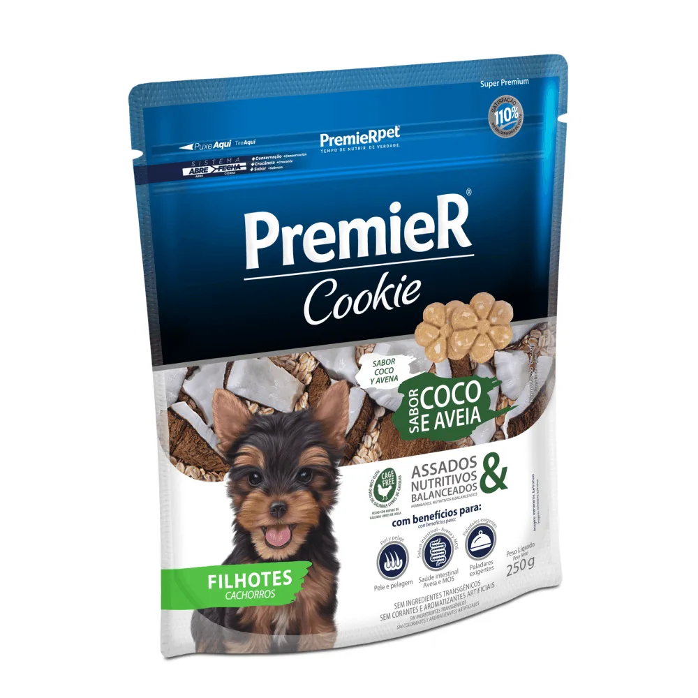 Cookie Premier Cães Filhotes Coco e Aveia — foto 2