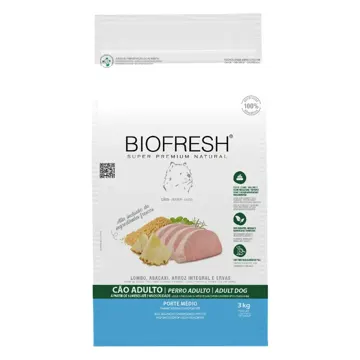 Ração Biofresh Cães Adultos Raças Médias Lombo e Abacaxi