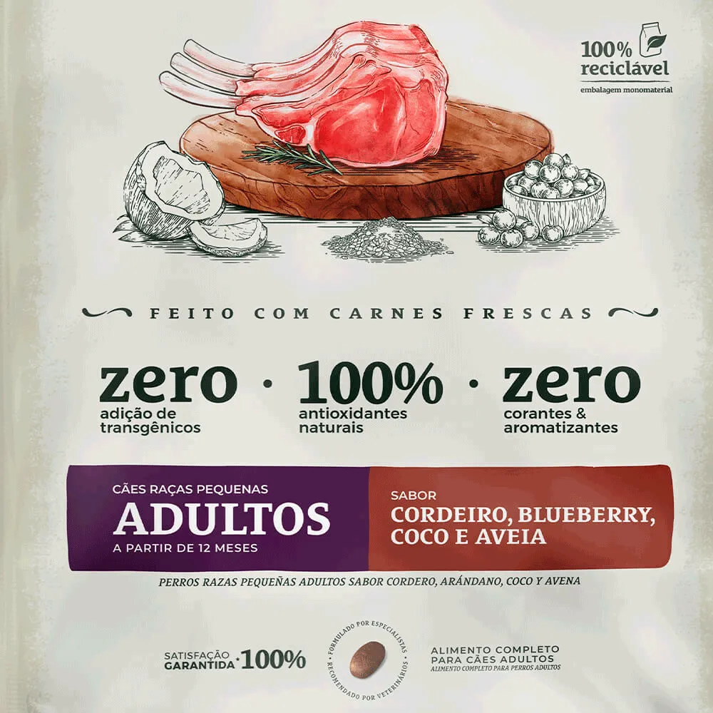 Ração Bionatural Prime Cães Adultos Raças Pequenas Cordeiro — foto 4