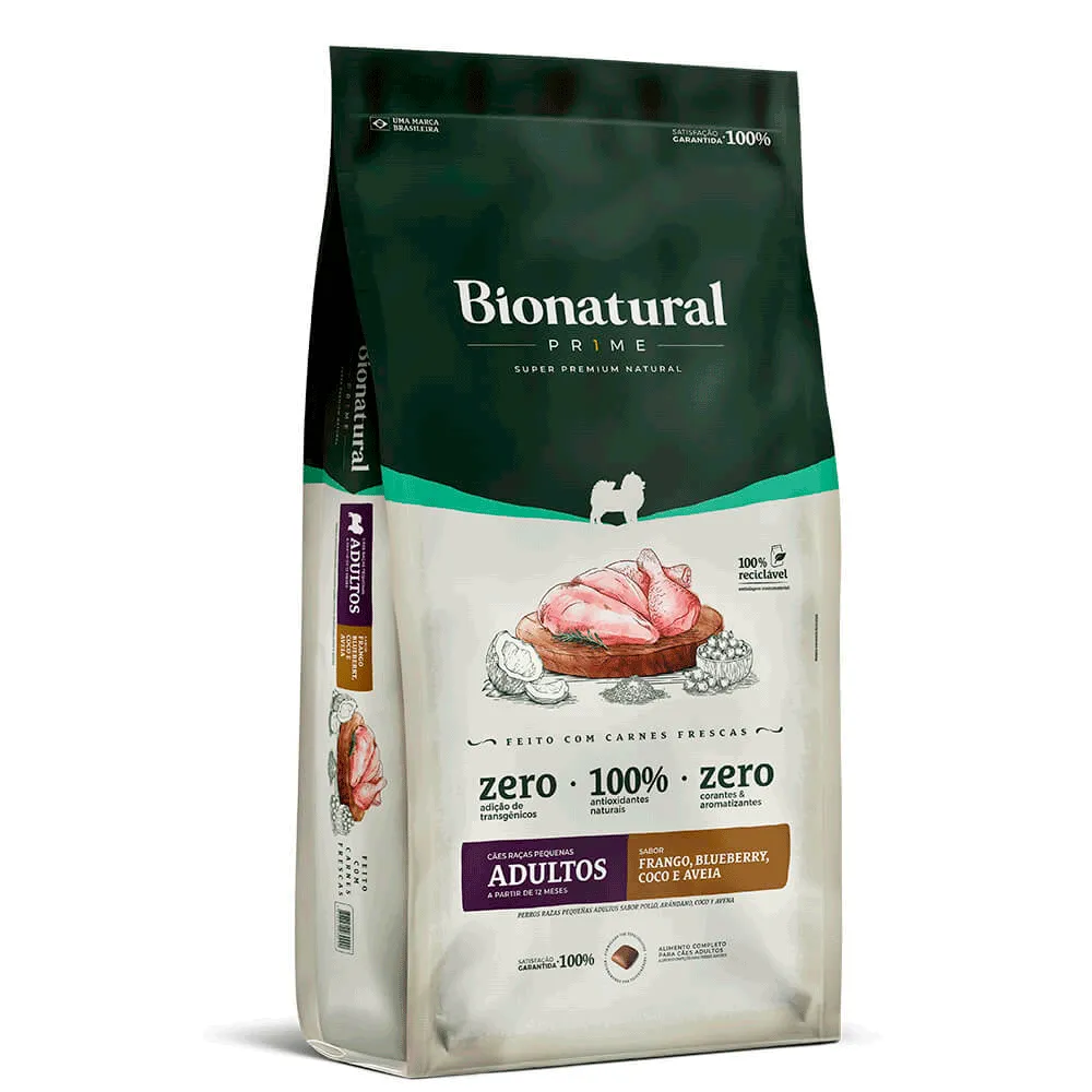 Ração Bionatural Prime Cães Adultos Raças Pequenas Frango — foto 2
