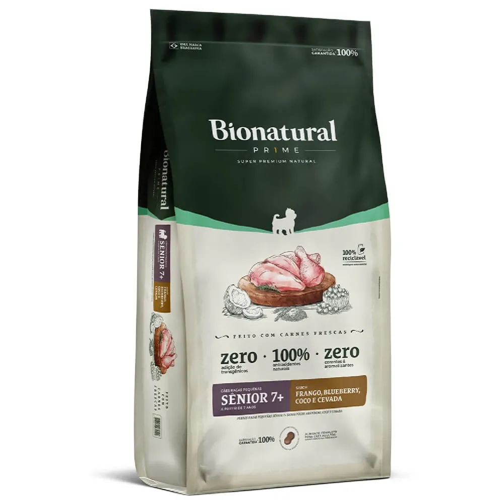 Ração Bionatural Prime Cães Sênior 7+ Raças Pequenas Frango — foto 2