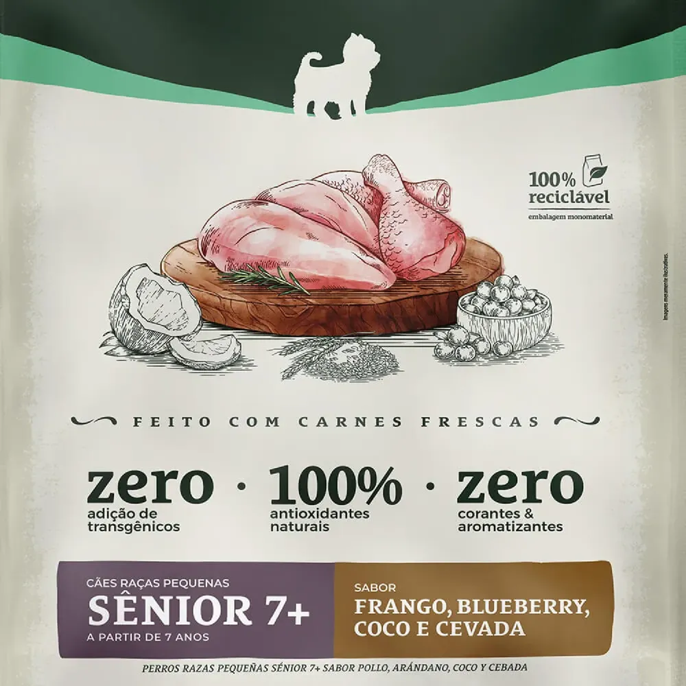 Ração Bionatural Prime Cães Sênior 7+ Raças Pequenas Frango — foto 4