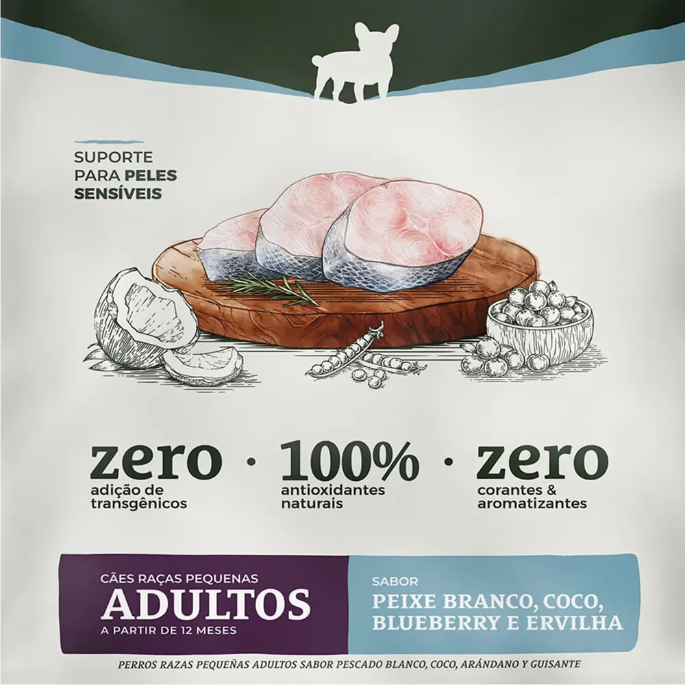 Ração Bionatural Sensitive Cães Adultos Raças Pequenas Peixe — foto 4