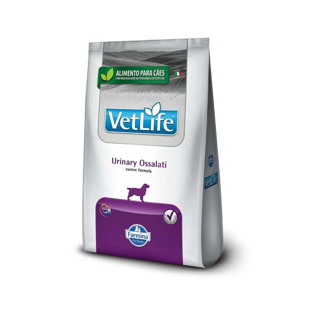 Ração Vet Life Natural Canine Urinary Ossalati