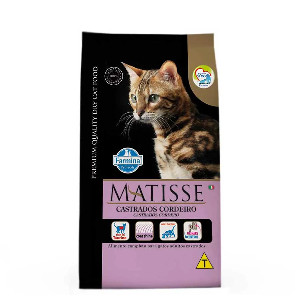 Ração Matisse Gatos Castrados Cordeiro — foto 2