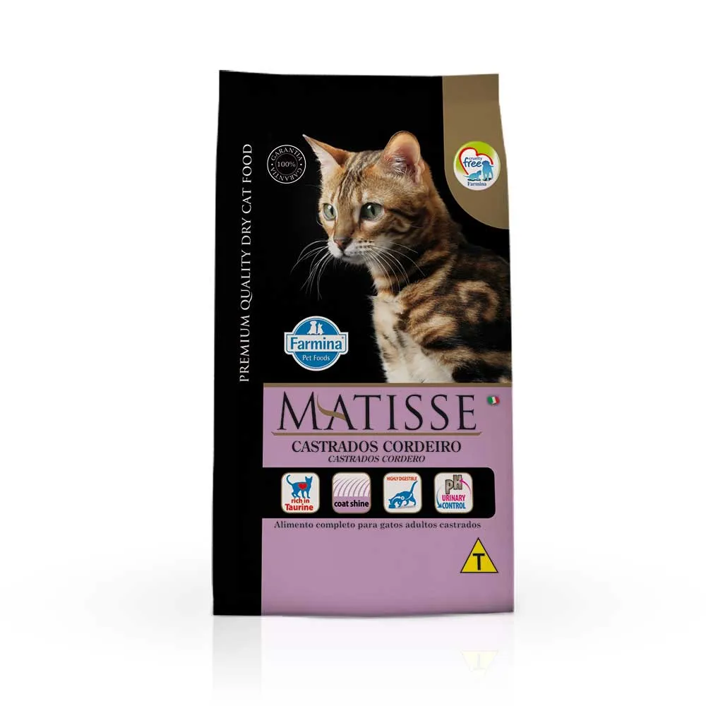 Ração Matisse Gatos Castrados Cordeiro — foto 3