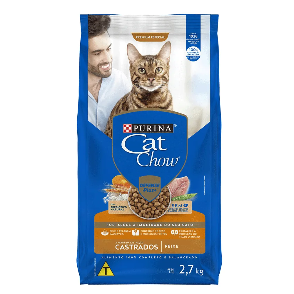 Ração Cat Chow Castrados Peixe — foto 6