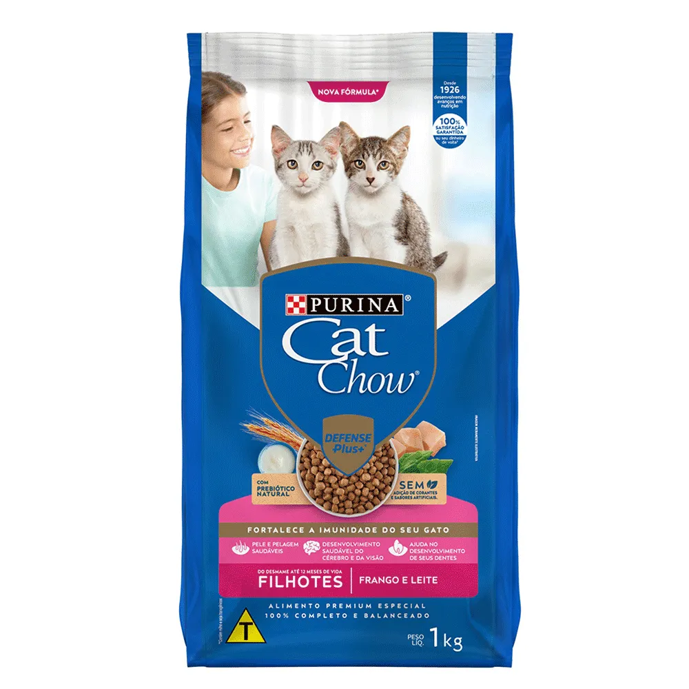 Ração Cat Chow Filhotes Frango e Leite — foto 6