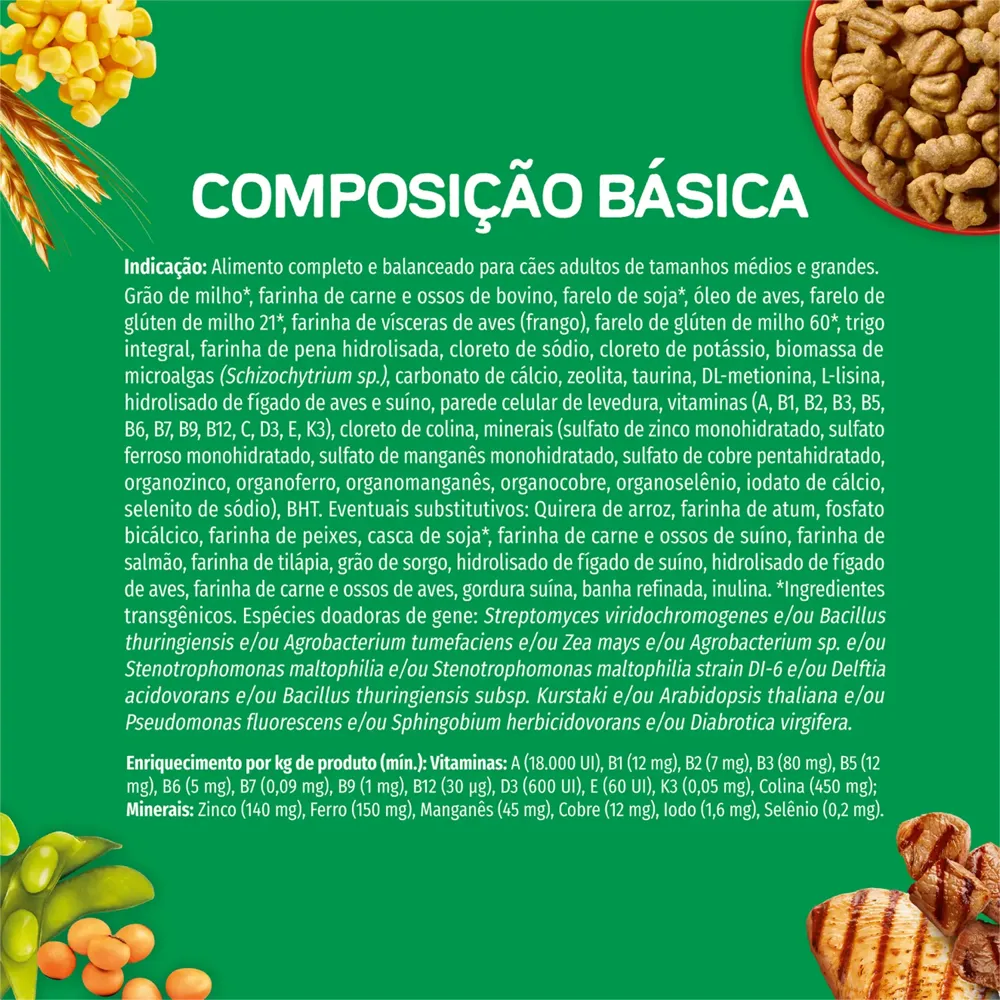 Ração Dog Chow Cães Adultos Médios e Grandes Carne, Frango e Arroz — foto 6