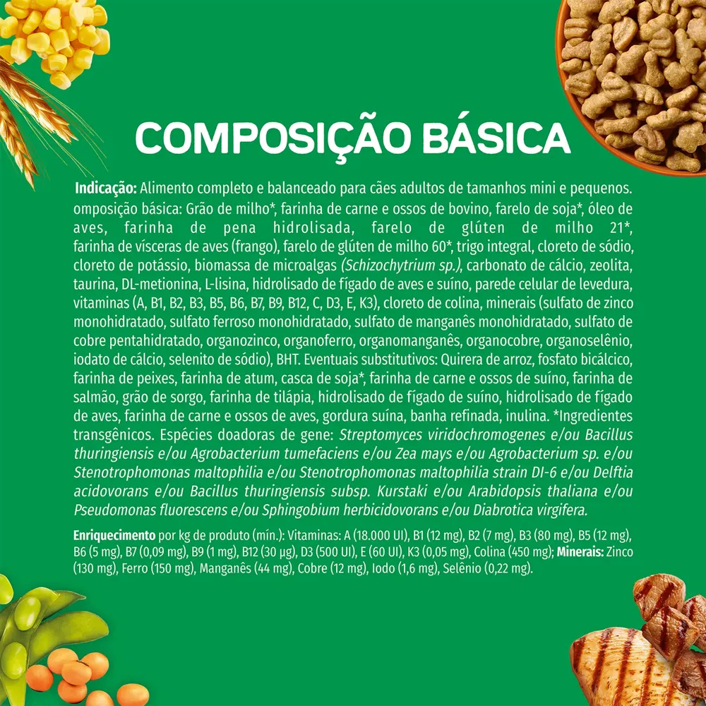 Ração Dog Chow Cães Adultos Minis e Pequenos Carne, Frango e Arroz — foto 5