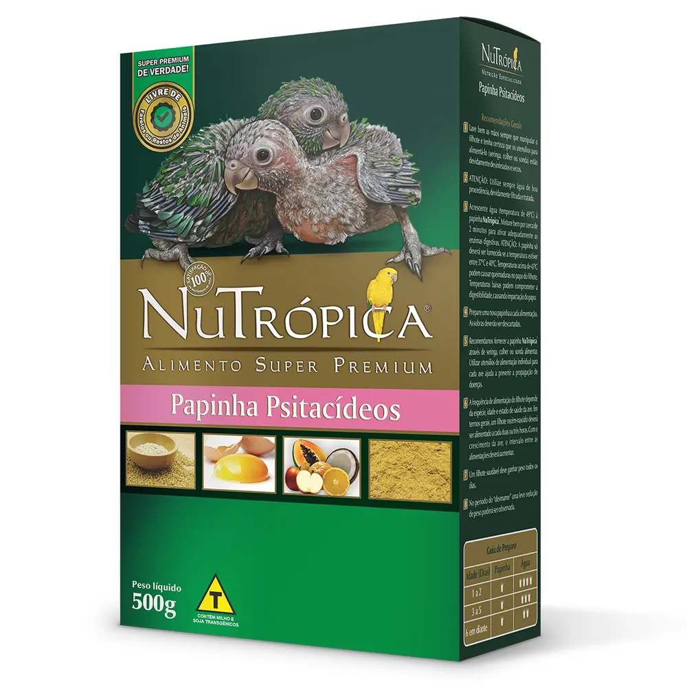 Ração Nutrópica Papinha Psitacideos