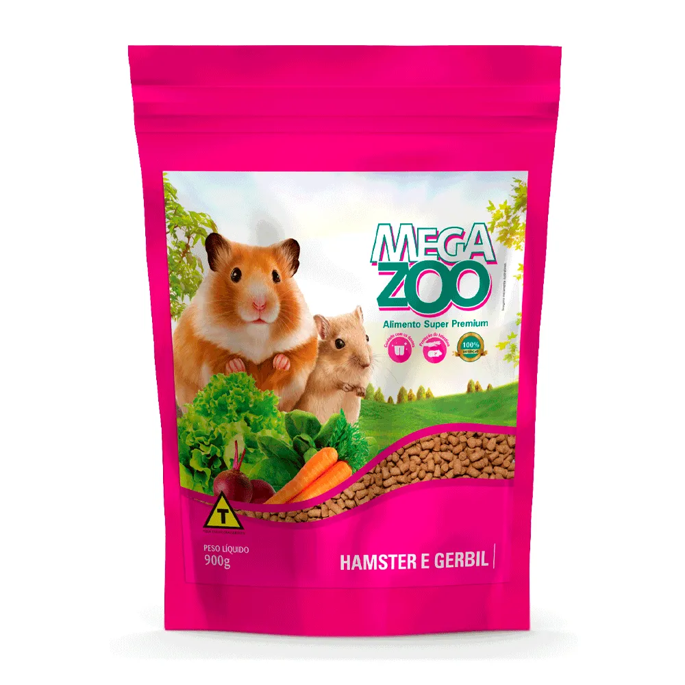 Ração Extrusada para Hamster e Gerbil Megazoo — foto 2