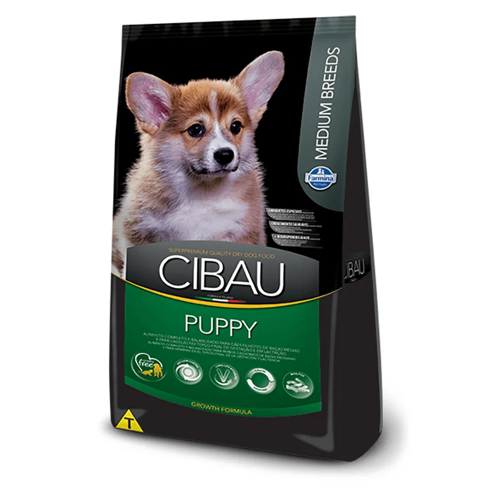 Ração Farmina Cibau para Cães Filhotes de Raças Médias 15 kg
