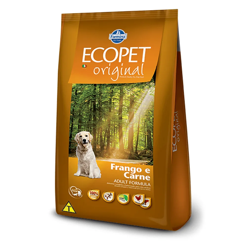 Ração Farmina Ecopet Natural Carne e Frango para Cães Adultos de Raças Médias e Grandes — foto 3